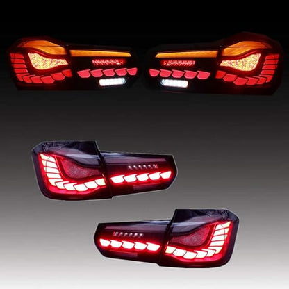 Dragon scale Style Led Rear Lamp 2013-2019 3 Series Tail Light Lamp with Sequential Indicator For BMW F30 F35 F80