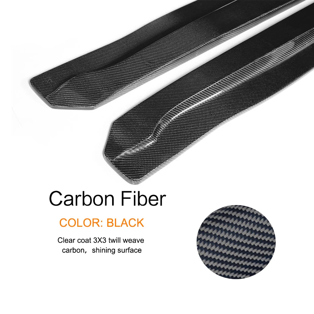 Infiniti G37 2-door 2009-2013 Carbon fiber side skirts
