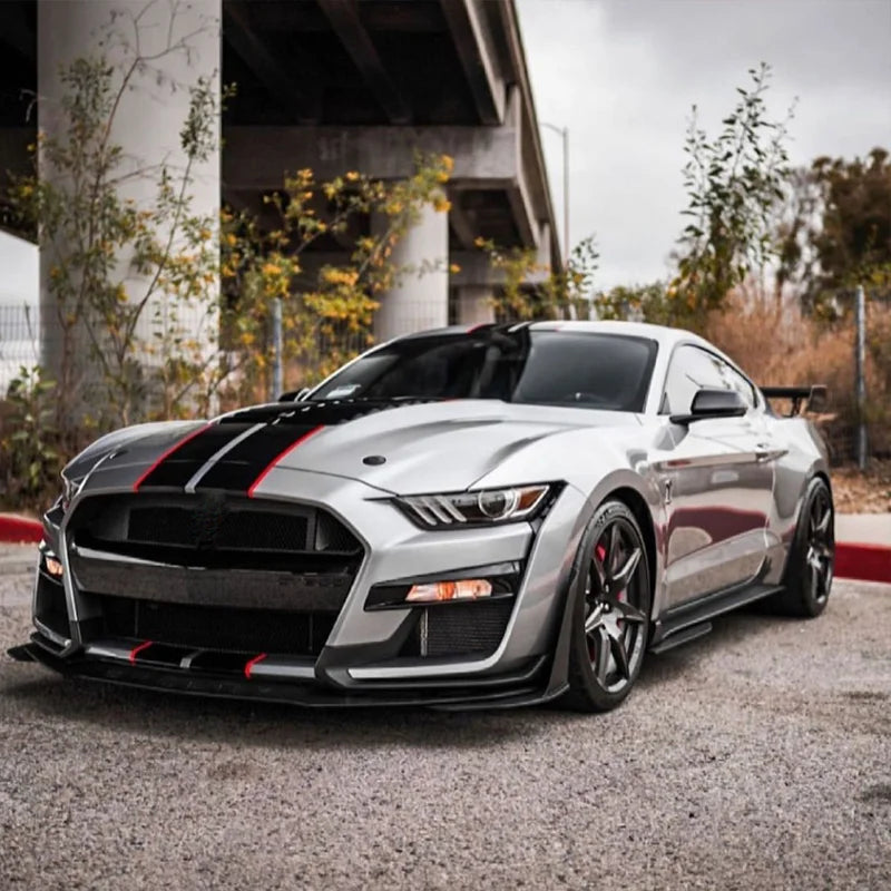 Ford Mustang body kit conversion to Gt500