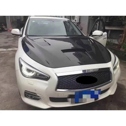 Infiniti Q50 3K Carbon Fiber hood