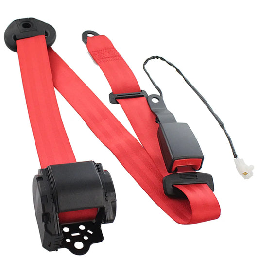 3 Point Car Safety Seat Belts With Buckle with sensor