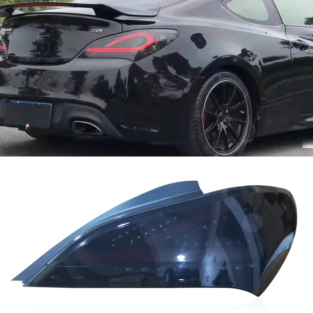 Hyundai Genesis Coupe Tail Lights 2009-2018 LED Tail Light  Lamp DRL,Brake,Park, Fast with signaling