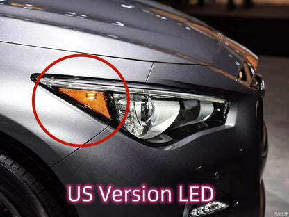 Infiniti Q50 Q50L 2014-2022 LED Headlamp For Halogen Headlamp Upgrade To LED Version Plug And Play