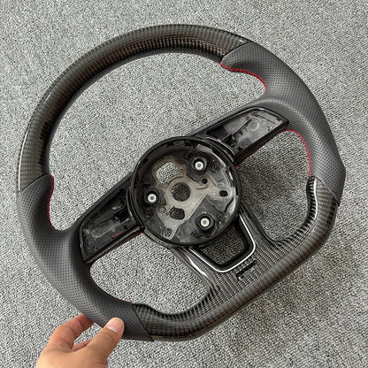 Audi RS3 RS4 RS5 A3 A4 A5 S3 S4 S5 2017-2021 Carbon fiber steering wheel