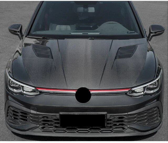 VW MK8 Golf 8 GTI 2021-2022 DD Style Carbon fiber hood