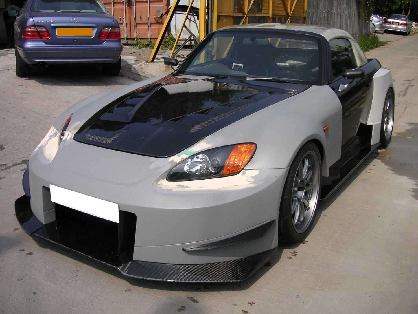 Honda S2000 Carbon fiber hood with vents