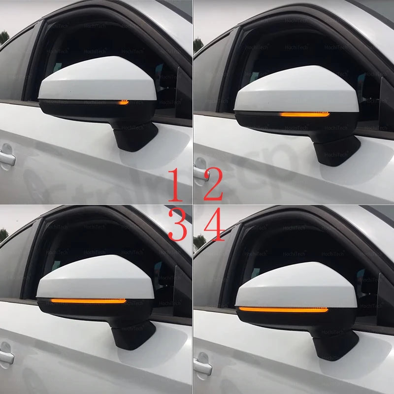 Dynamic blinker for Audi A3 8V S3 RS3 Side Mirror light LED Turn Signal 2013 2014 2015 2016 2017 2018 2019 2020 Arrow flasher