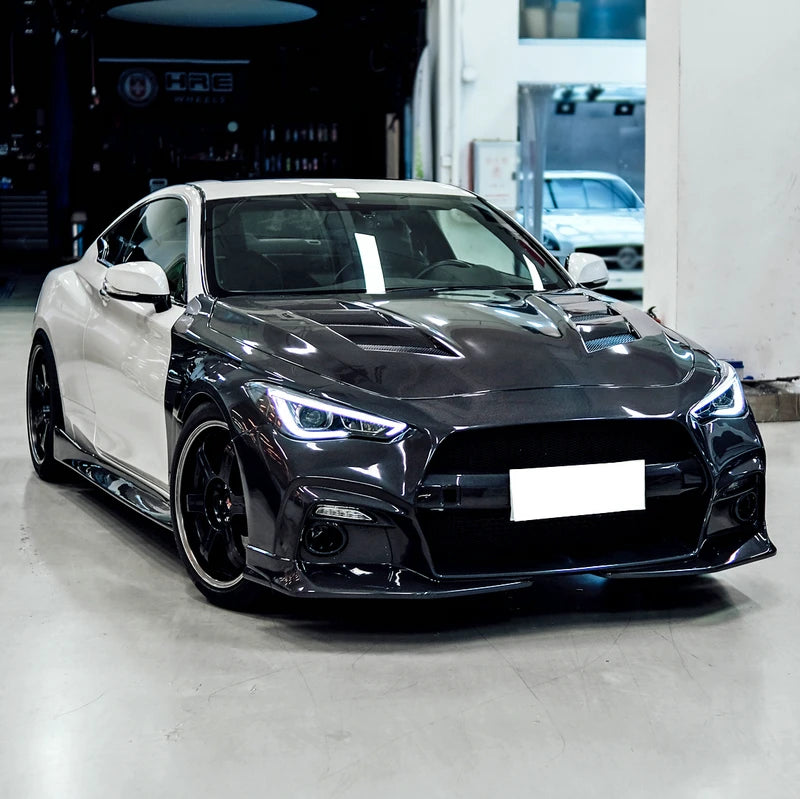 Infiniti Q60 Blitz carbon fiber bumper