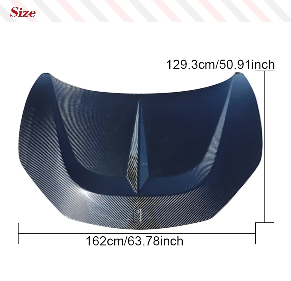 Dry Carbon Fiber Hood for Ferrari 458 Italia Spider Coupe Convertible 2 Door 2011-2015