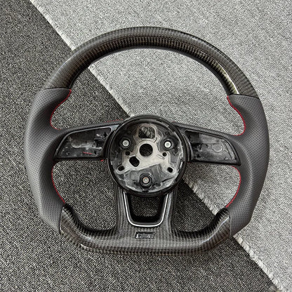 Audi RS3 RS4 RS5 A3 A4 A5 S3 S4 S5 2017-2021 Carbon fiber steering wheel