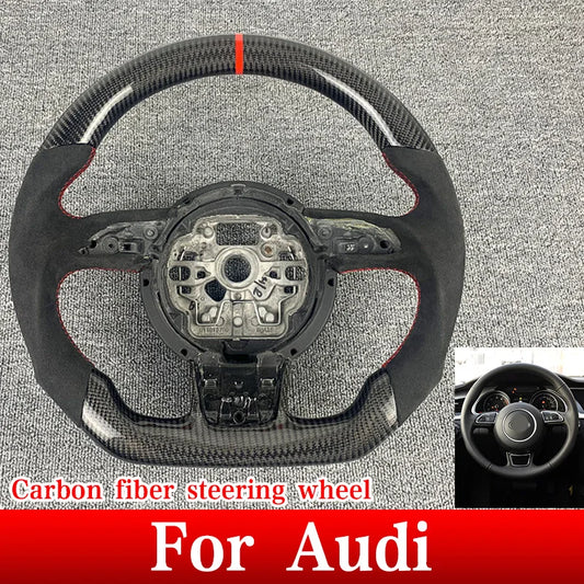 Audi 2010-2017 A3 A4 A5 Q3 Q5 Carbon fiber steering wheel