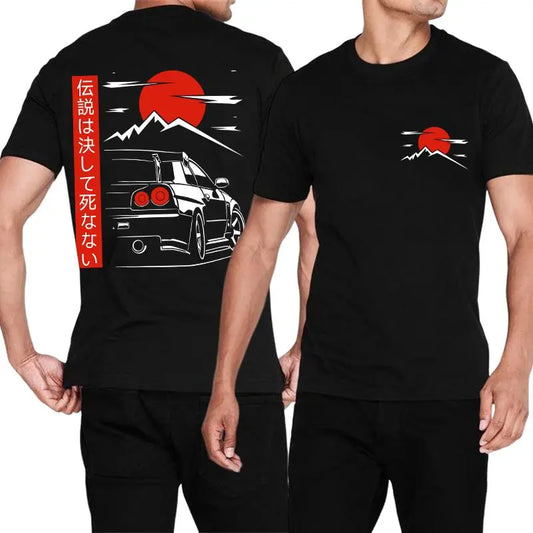 JDM Culture GTR Racing T Shirts 100% Cotton