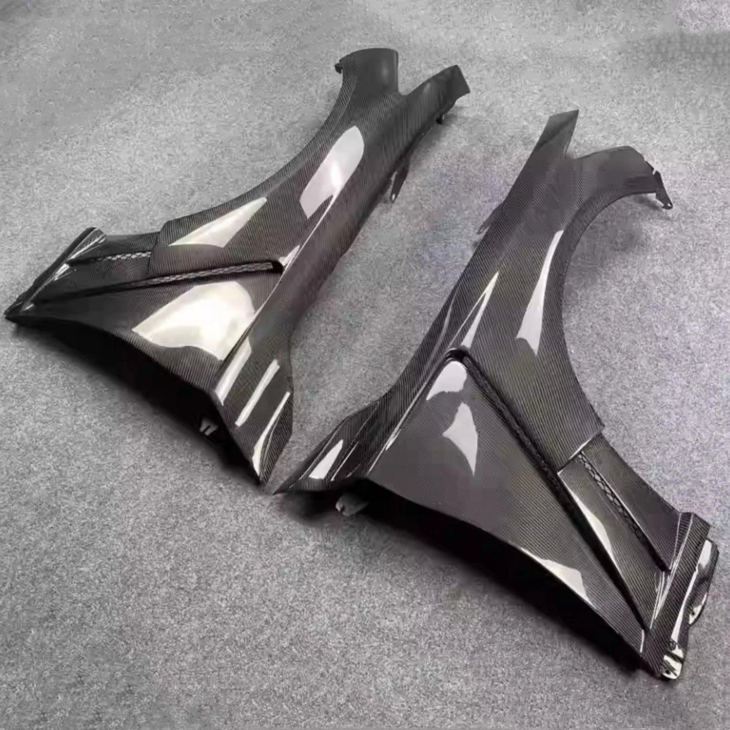 Infiniti Q50 Carbon Fiber fenders V1 style