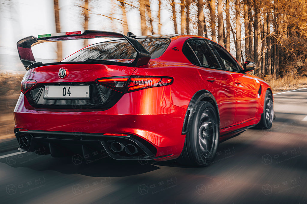 Alfa Romeo Giulia Spoiler Sedan Rear Trunk Spoiler GTA Style