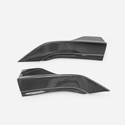 Infiniti Q60 Honeycomb Carbon fiber rear diffuser and wing splatter guard.