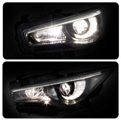 Infiniti Q50 Q50L 2014-2022 LED Headlamp For Halogen Headlamp Upgrade To LED Version Plug And Play